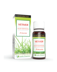 Ulei Esential Vetiver Luxurious, 10 ml, Justin Pharma