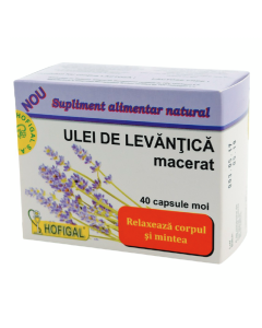 HOFIGAL Ulei de levantica, 40 capsule