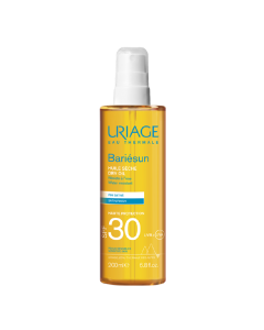 Ulei uscat cu protectie solara SPF30 Bariesun, 200 ml, Uriage