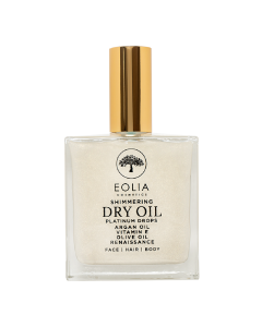 Ulei uscat cu sclipici, Platinum Drops, 100 ml, Eolia