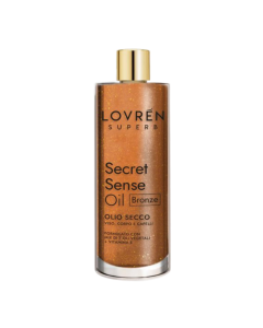 Ulei uscat fata, corp si par cu particule aurii, 100ml, Lovren