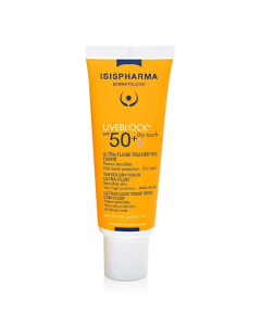 Ultra fluid protector nuantator Dry Touch, SPF 50+ UVEBLOCK, 40 ml, Isispharma