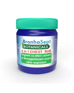 Balsam decongestionant BronhoSept Chest Rub, 57 g, Justin Pharma