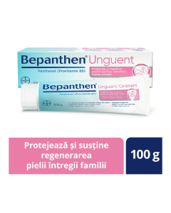 Unguent impotriva iritatiilor de scutec Bepanthen 5%, 100 g, Bayer