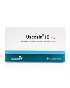 Uscosin 10mg x 6 supozitoare SINTOF