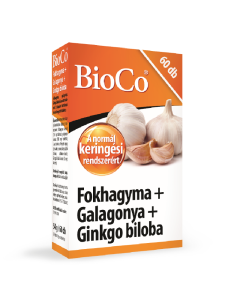 Usturoi + Păducel + Ginkgo Biloba, 60 comprimate, BioCo 