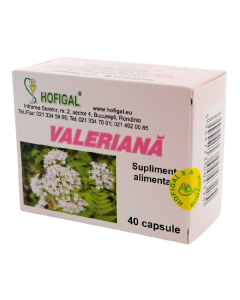 Valeriana, 40 capsule, Hofigal