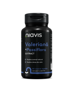 Valeriana + Passiflora Extract, 60 capsule, Niavis