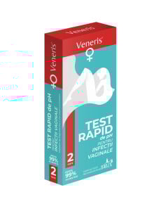 Veneris Test Rapid de PH pentru Infectii Vaginale x 2 buc