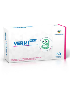 Vermi Bleu, 60 comprimate filmate, Bleu Pharma