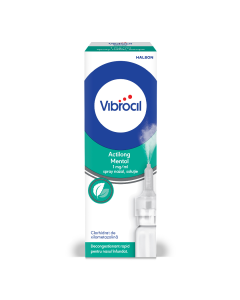 Vibrocil Actilong Mentol, 1 mg/ml spray nazal, soluţie, 10 ml, Haleon