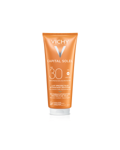 Lapte hidratant pentru protectie solara SPF 30+ Capital Soleil, 300ml, Vichy