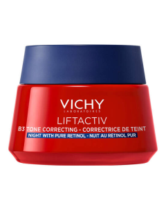 Crema de noapte antirid, cu Retinol pur si Niacinamida Liftactiv B3, 50 ml, Vichy