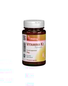 Vitamina K2 naturala, 30 capsule vegetale, Vitaking