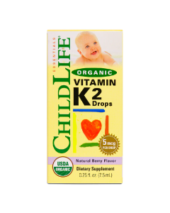 Vitamin K2 (copii) 15 mcg Childlife Essentials, 7,5 ml, Secom
