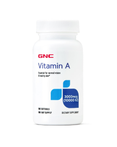 Vitamina A 3000 mcg (10000UI), 180 capsule, GNC