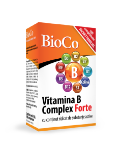 Vitamina B Complex Forte, 100 comprimate, BioCo