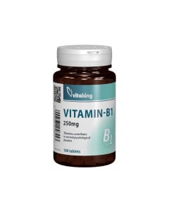 Vitamina B1 250mg, 100 comprimate, Vitaking