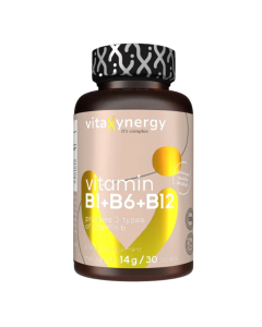 Vitamina B1, B6 si B12, 30 tablete, Vitaxynergy