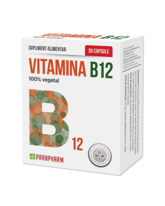 Vitamina B12, 30 capsule, Parapharm