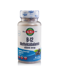 Secom B-12 Methylcobalamin 5000 mcg, 60 comprimate supt