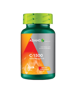 Vitamina C-1500, 30 tablete, Adams