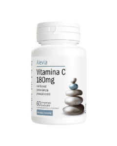 Vitamina C, 180 mg, 60 comprimate masticabile, Alevia