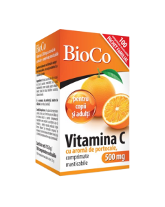 Vitamina C 500mg, 100 comprimate, BioCo