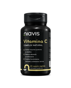 Vitamina C Extract Natural, 60 capsule, Niavis
