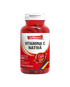 Vitamina C Nativa, 30 capsule, AdNatura