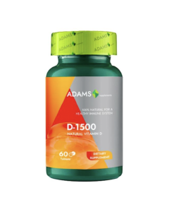 Vitamina D-1500, 60 tablete, Adams