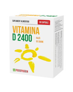 Vitamina D 2400, 30 capsule, Parapharm
