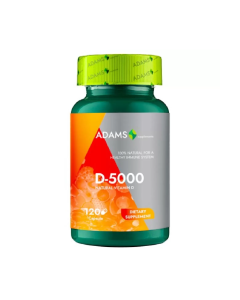 Vitamina D-5000, 120 capsule, Adams