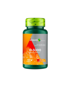Vitamina D-5000, 60 capsule, Adams