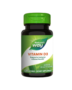 Vitamina D3 2000 UI Nature's Way, 120 capsule, Secom