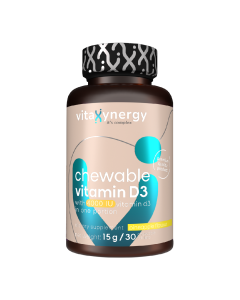 Vitamina D3 4000 UI masticabila, 30 tablete, Vitaxynergy