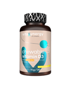 Vitamina D3 5000 UI masticabila, 30 tablete, Vitaxynergy