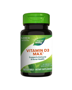 Vitamina D3 5000UI Nature's Way, 60 capsule moi, Secom 