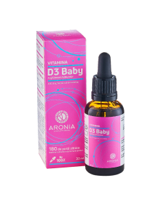 Vitamina D3 Baby 400 UI, 30ml, Aronia Charlottenburg