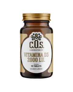 Vitamina D3 2000IU, 90 tablete, COS Laboratories