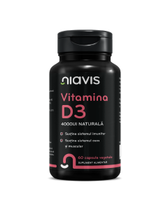 Vitamina D3 4000 Natural, 60 capsule, Niavis