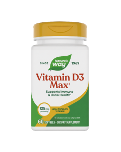 Vitamina D3 5000UI Nature's Way, 60 capsule moi, Secom 
