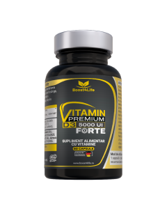 Vitamina D3 Premium Forte 5000 UI, MGCaps®, 60 capsule vegetale, Boost4Life