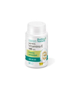 Vitamina E naturala 100 UI, 30 capsule, Rotta Natura