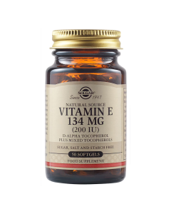 Solgar Vitamin E 134mg, 200 UI, 50 capsule 