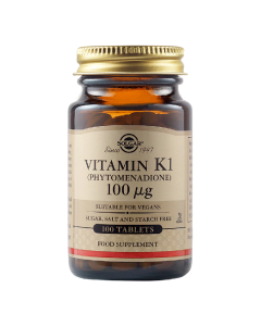 Solgar Vitamin K1 100 mcg, 100 tablete