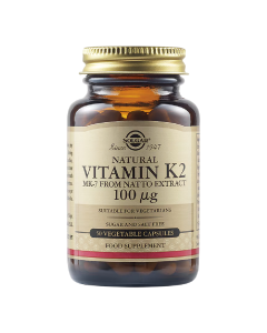 Vitamina K2 100 ug, 50 capsule, Solgar