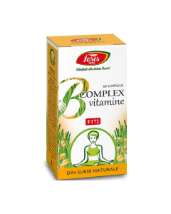 Vitamine naturale B Complex, 60 capsule, Fares