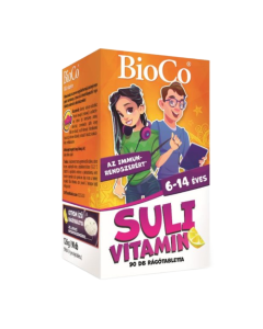 Vitamine pentru scolari, 90 tablete masticabile, BioCo
