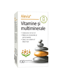 Vitamine si Multiminerale, 30 comprimate, Alevia